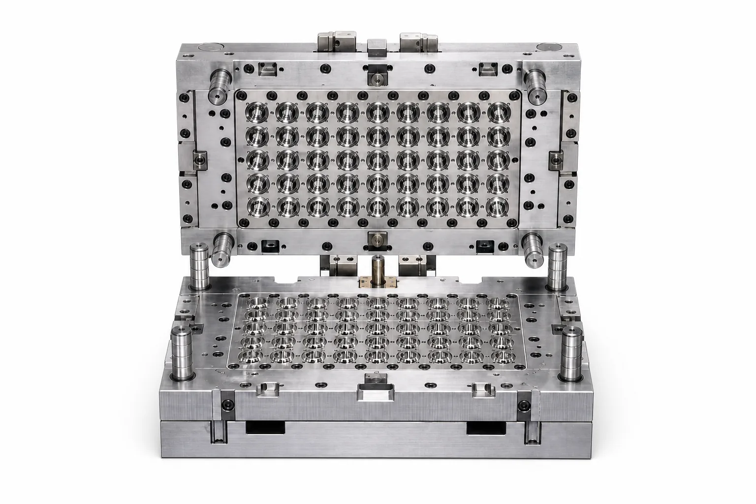 Finished high-cavity precision injection mold